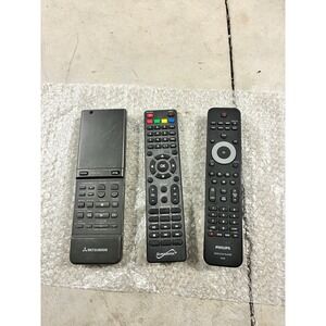 Mitsubishi, Philips, & SuperSonic Remote Control Bundle - 3 Remotes